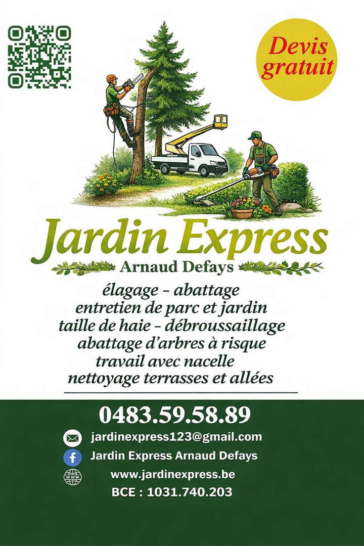 LOGO Jardin Express - Arnaud Defays